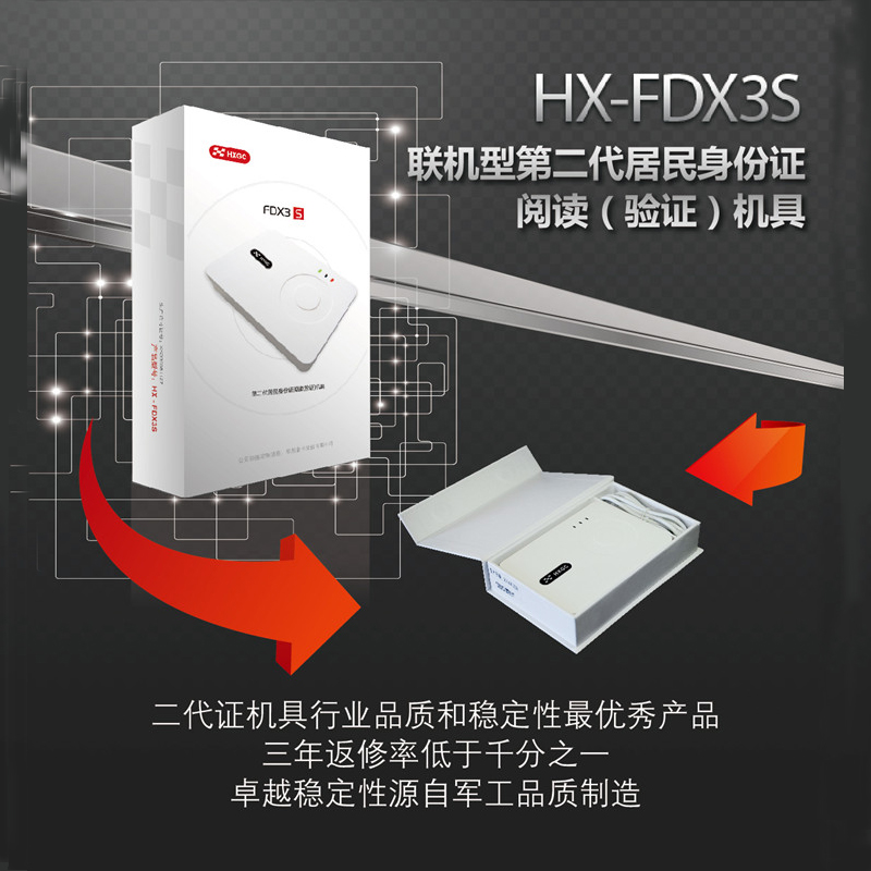 華旭HX-FDX3S身份證閱讀器