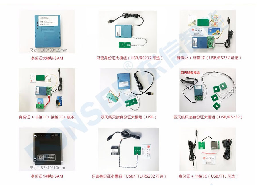 千景身份證閱讀器模組全系列