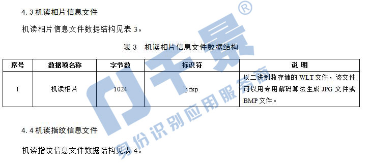 港澳臺(tái)居民居住證身份證機(jī)讀信息接口規(guī)范